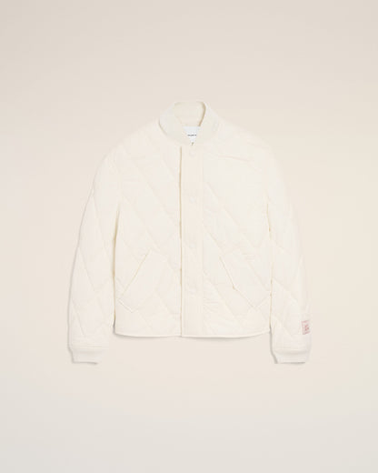 AmiParis White Nylon Padded Jacket