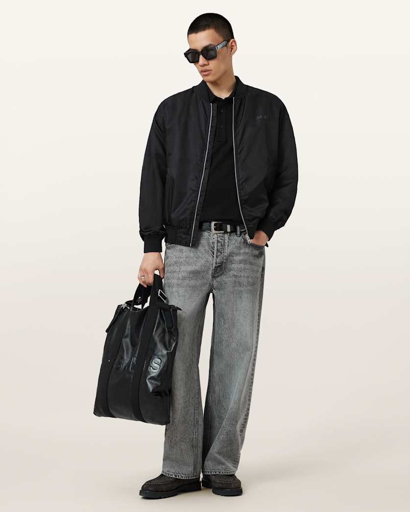 AllSaints Future Bomber Jacket Black
