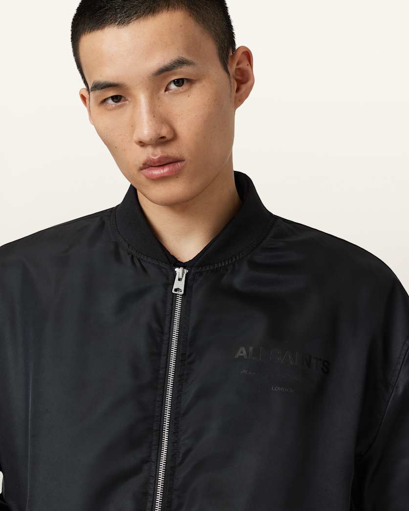 AllSaints Future Bomber Jacket Black