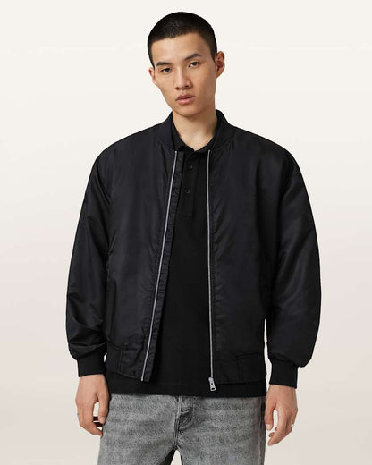 AllSaints Future Bomber Jacket Black