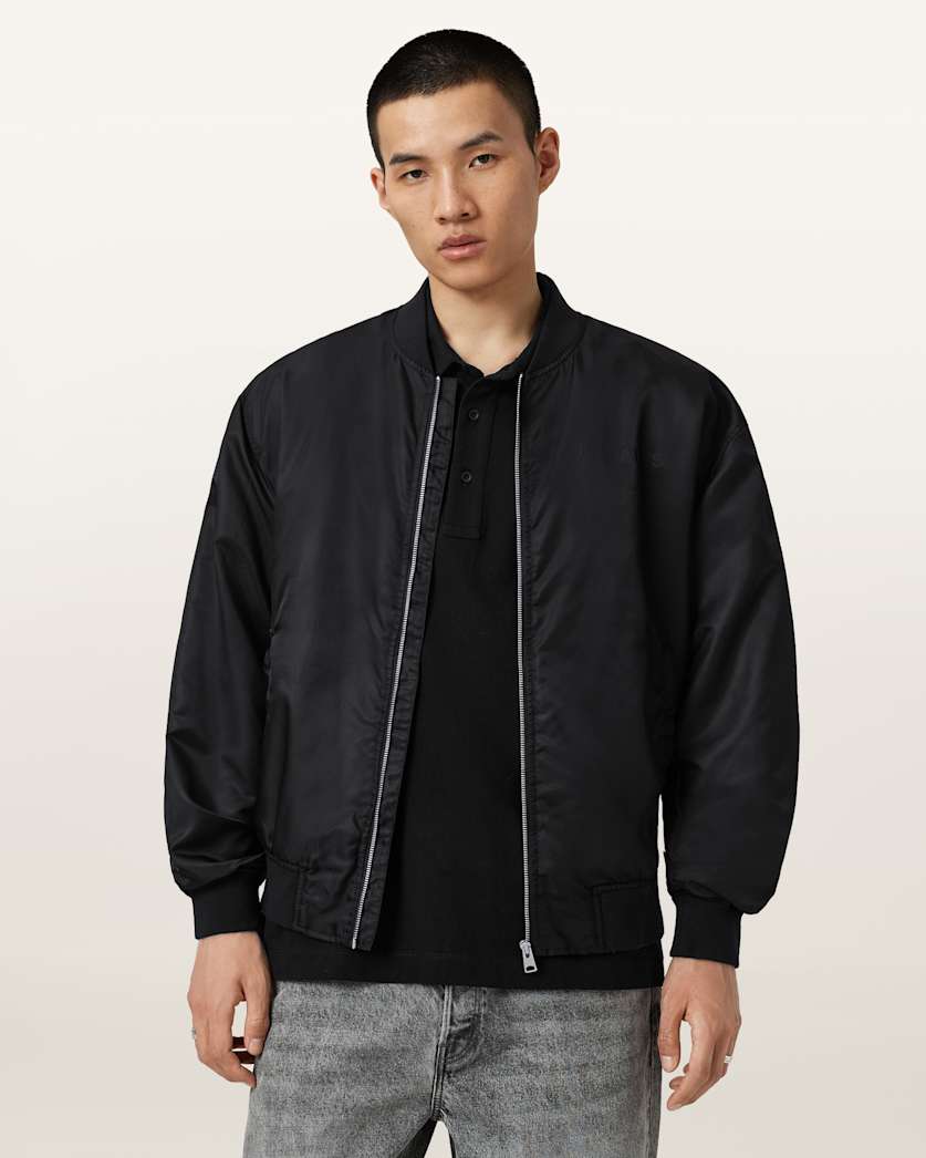 AllSaints Future Bomber Jacket Black