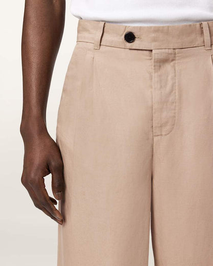 AllSaints Roland Straight Leg Pants Faded Black
