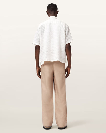 AllSaints Roland Straight Leg Pants Faded Black