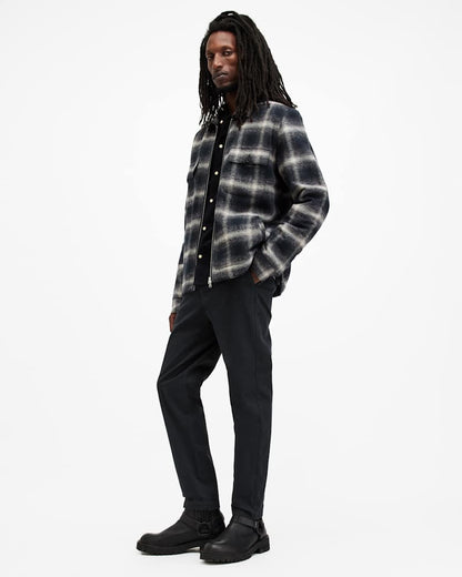AllSaints Walde Skinny Fit Chino Pants Potion Blue