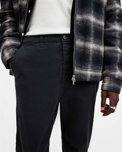 AllSaints Walde Skinny Fit Chino Pants Potion Blue