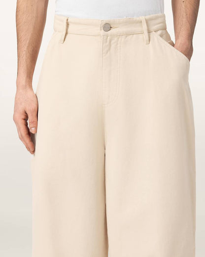 AllSaints Jackson Wide Leg Pants Pebble White
