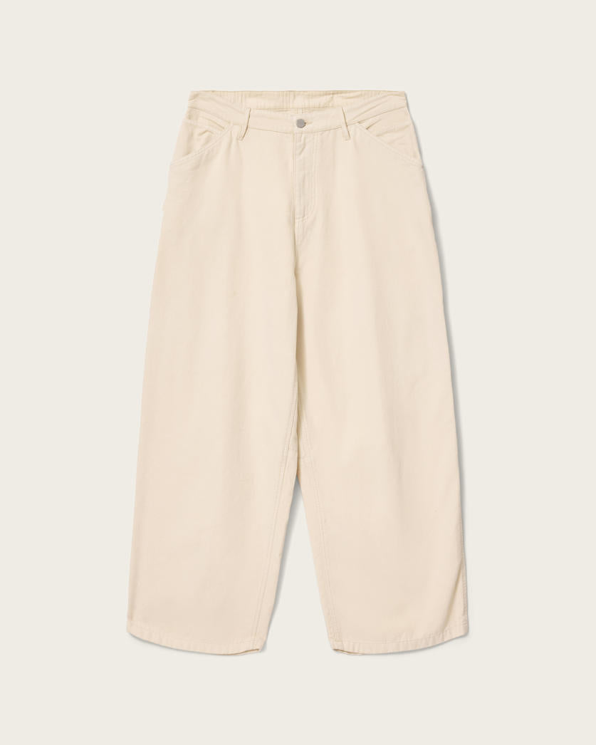 AllSaints Jackson Wide Leg Pants Pebble White
