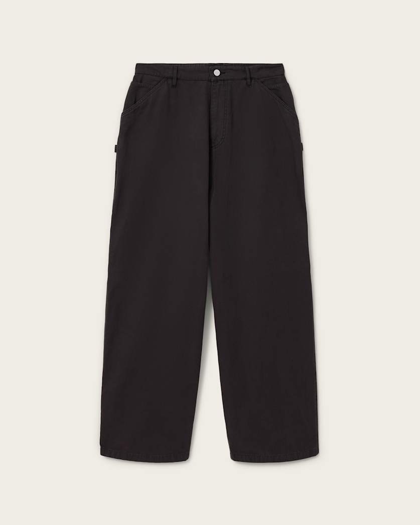 AllSaints Jackson Wide Leg Pants Pebble White