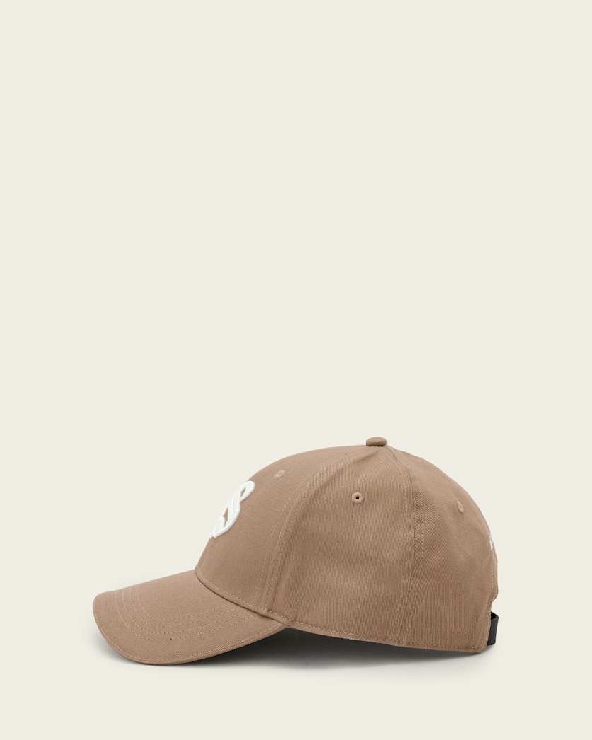 AllSaints Gothic Allsaints Baseball Cap Pine Bark Brown