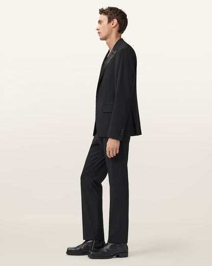 AllSaints Germain Straight Leg Pants Black
