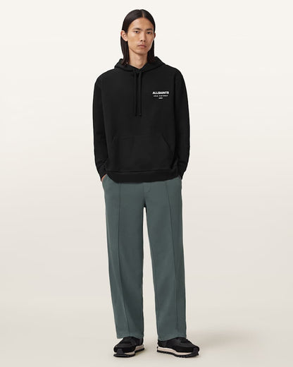 AllSaints Milo Straight Fit Sweatpants Sunil Blue