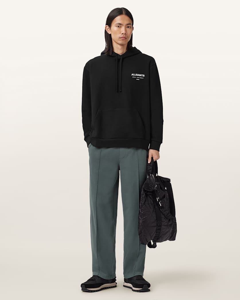 AllSaints Milo Straight Fit Sweatpants Sunil Blue