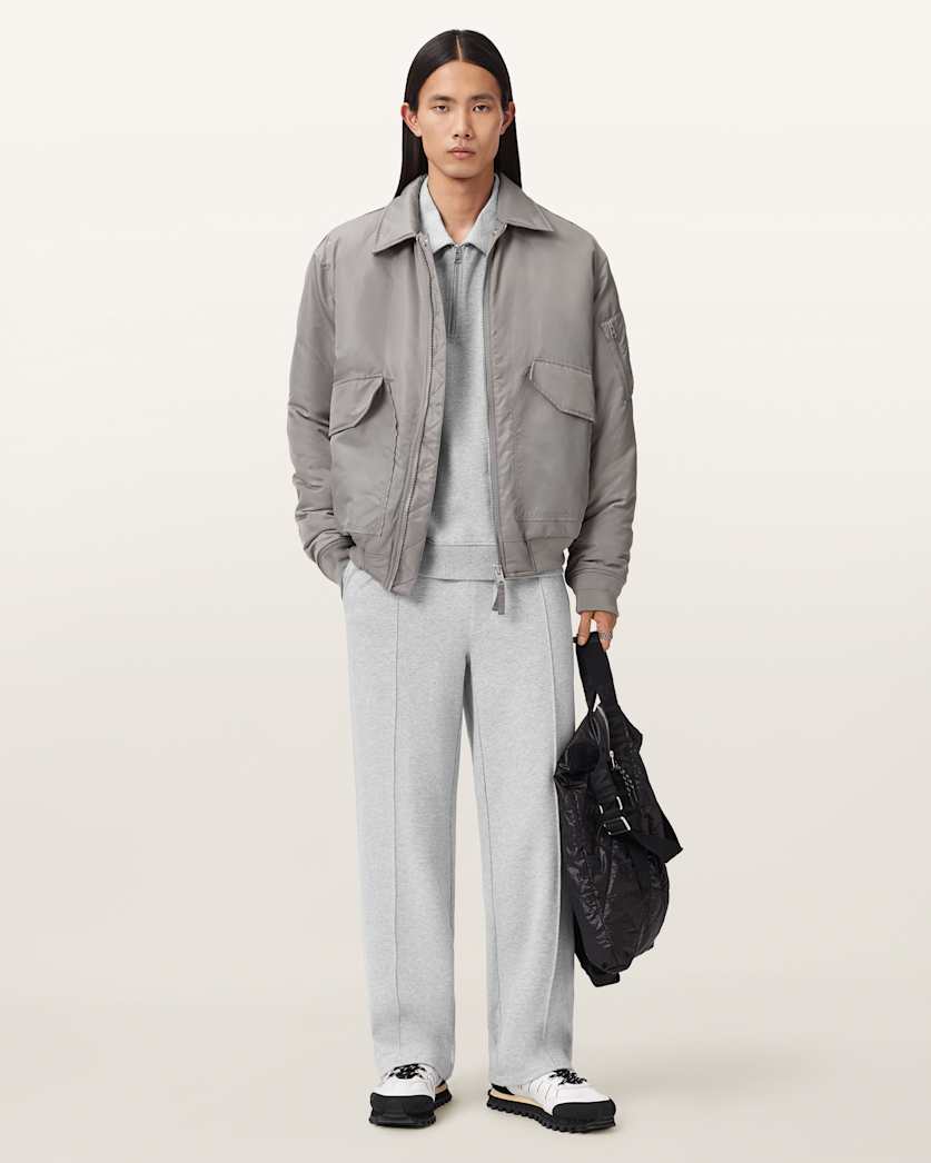 AllSaints Milo Straight Fit Sweatpants Sunil Blue