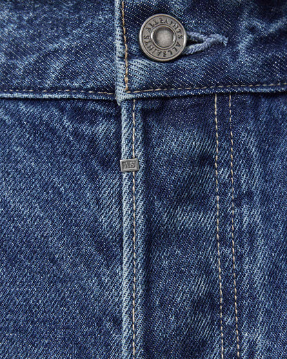 AllSaints Lenny Loose Fit Wide Leg Denim Jeans Vintage Indigo