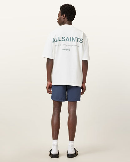AllSaints Warden Swim Shorts Celeste Blue