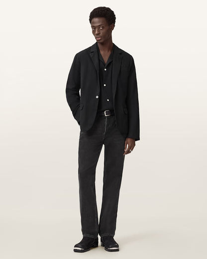 AllSaints Hanbury Slim Fit Blazer Black