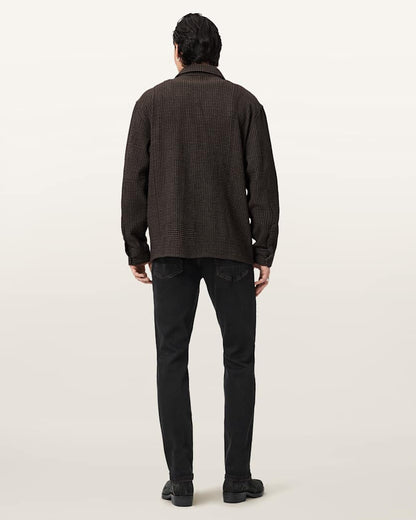 AllSaints Sid Ultra Stretch Skinny Jeans Overdyed Brown