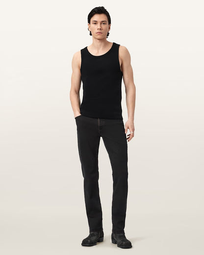 AllSaints Sid Ultra Stretch Skinny Jeans Overdyed Brown