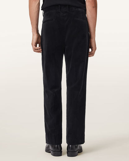 AllSaints Saga Straight Fit Pants Black