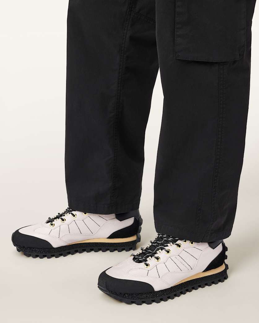 AllSaints Nevis Suede Sneakers Blush White/Black