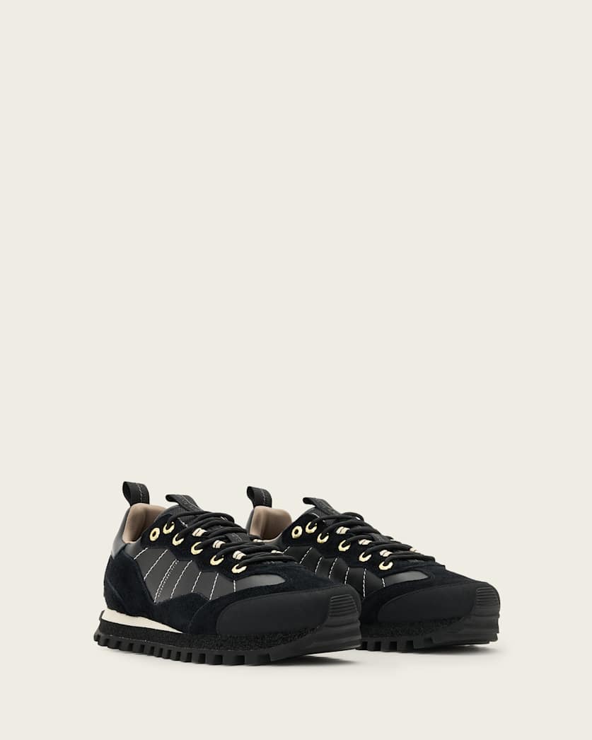 AllSaints Nevis Suede Sneakers Blush White/Black