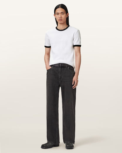 AllSaints Austin Short Sleeve T Shirt Optic White