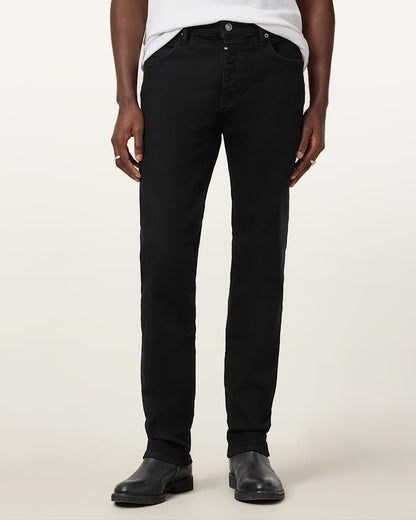 AllSaints Sid Skinny Fit Denim Jeans Washed Black
