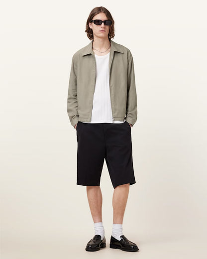 AllSaints Bradner Lightweight Jacket Baked Brown