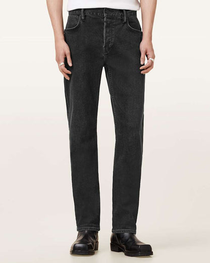 AllSaints Iggy Slim Fit Denim Jeans Washed Black