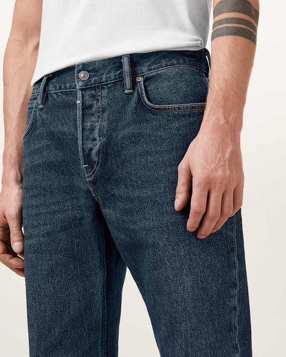 AllSaints Iggy Slim Fit Denim Jeans Washed Black