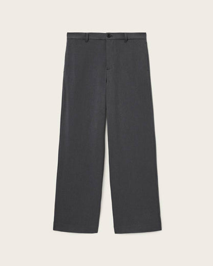 AllSaints Halla Wide Leg Pants Charcoal Grey