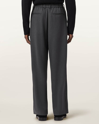 AllSaints Halla Wide Leg Pants Charcoal Grey