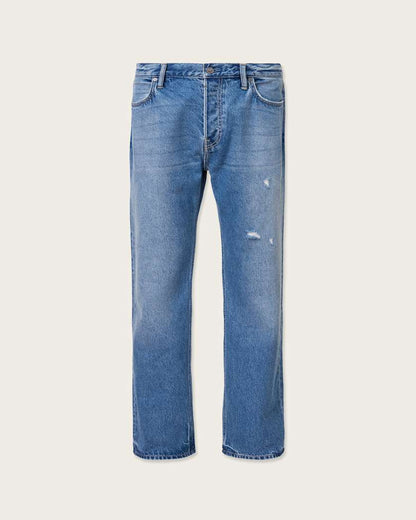 AllSaints Reid Straight Fit Denim Jeans Black