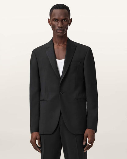 AllSaints Clyston Slim Fit Blazer Black