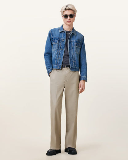 AllSaints Tanner Relaxed Fit Pants Hammock Taupe