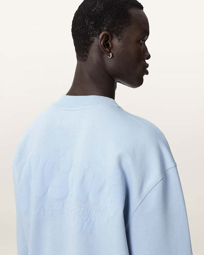 AllSaints Odyssey Crew Neck Sweatshirt Spring Green