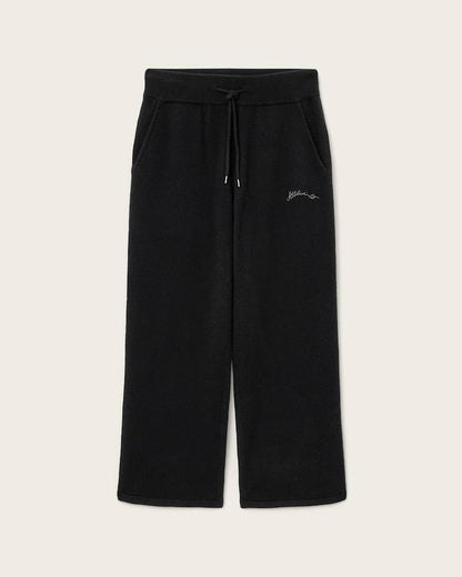 AllSaints Odessa Embroidered Sweatpants Black