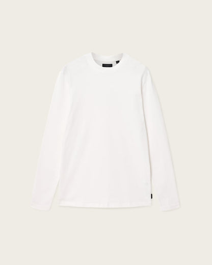 AllSaints Nero Long Sleeve T Shirt Chalk White