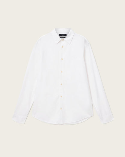 AllSaints Heartsaints Long Sleeve Shirt White