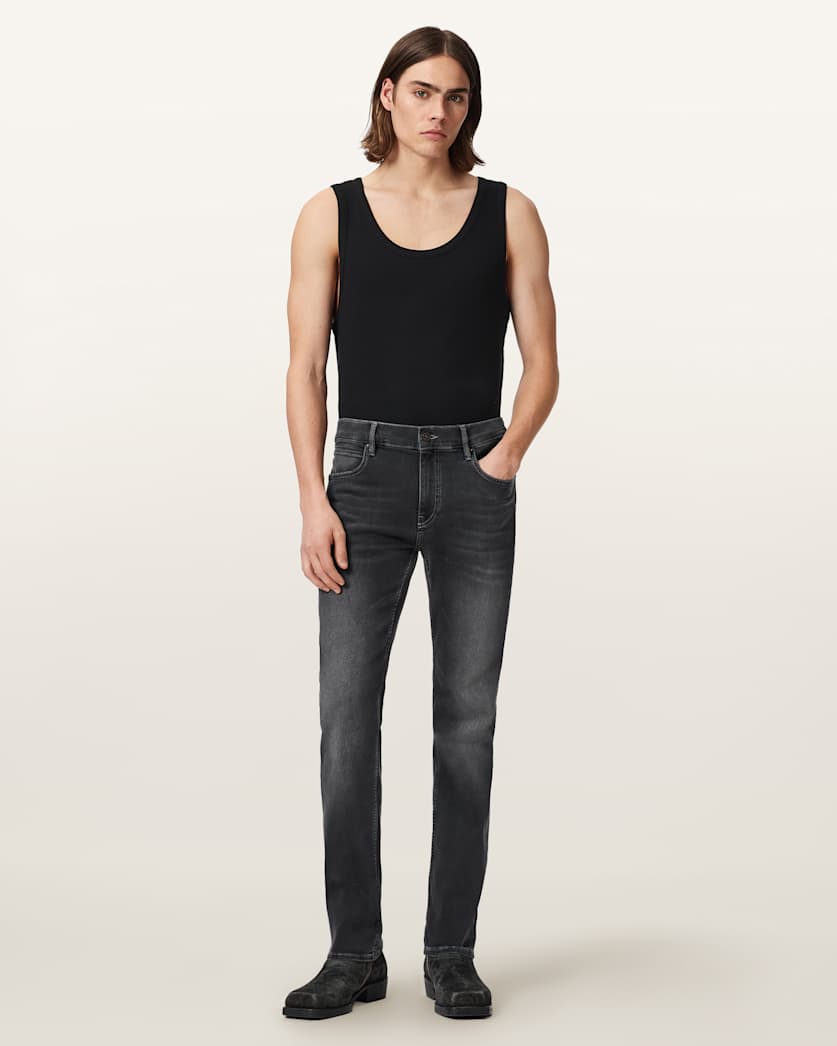 AllSaints Sid Denim Ultra Jeans Grey/Black