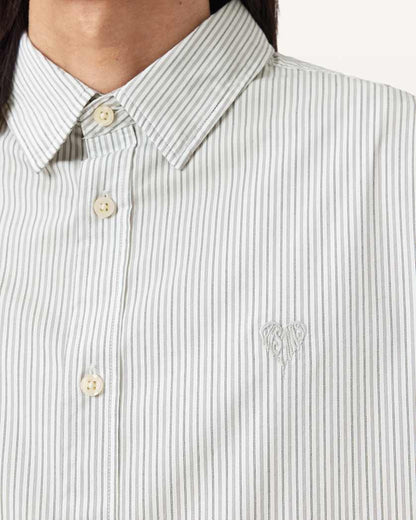 AllSaints Nolan Long Sleeve Shirt Jetstream White