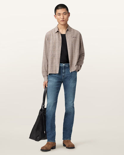 AllSaints Sid Skinny Denim Ultra Jeans Royal Indigo