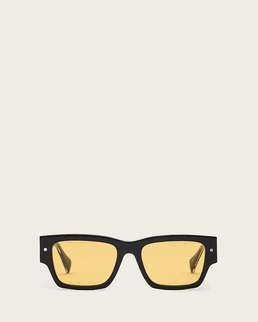 AllSaints Iggy Square Framed Sunglasses Women's Gloss Black Women's