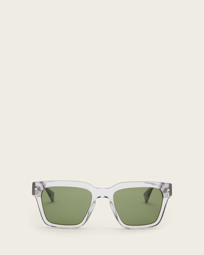 AllSaints Suki Square Framed Sunglasses Women's Crystal Grey Women's