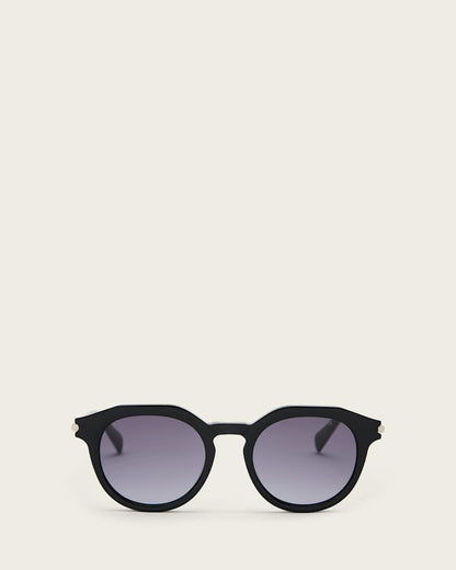 AllSaints Van Panto Framed Sunglasses Women's Gloss Black Women's