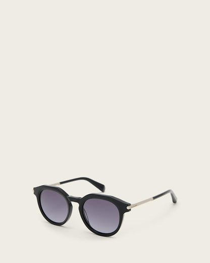AllSaints Van Panto Framed Sunglasses Women's Gloss Black Women's