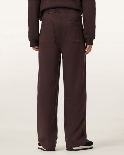 AllSaints Icon Straight Leg Sweatpants Plum Brown
