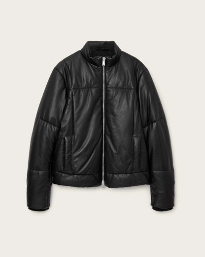 AllSaints Furse Boxy Puffer Jacket Black