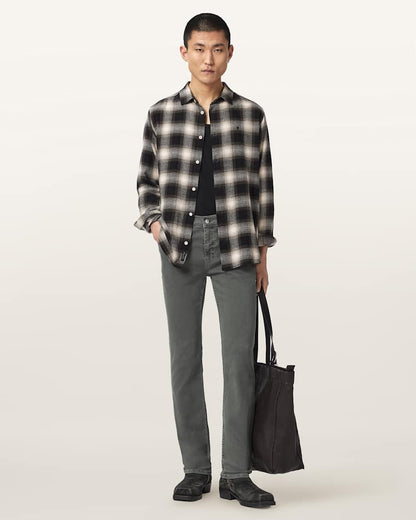 AllSaints Sid Skinny Denim Ultra Jeans Khaki/Grey