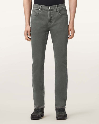 AllSaints Sid Skinny Denim Ultra Jeans Khaki/Grey